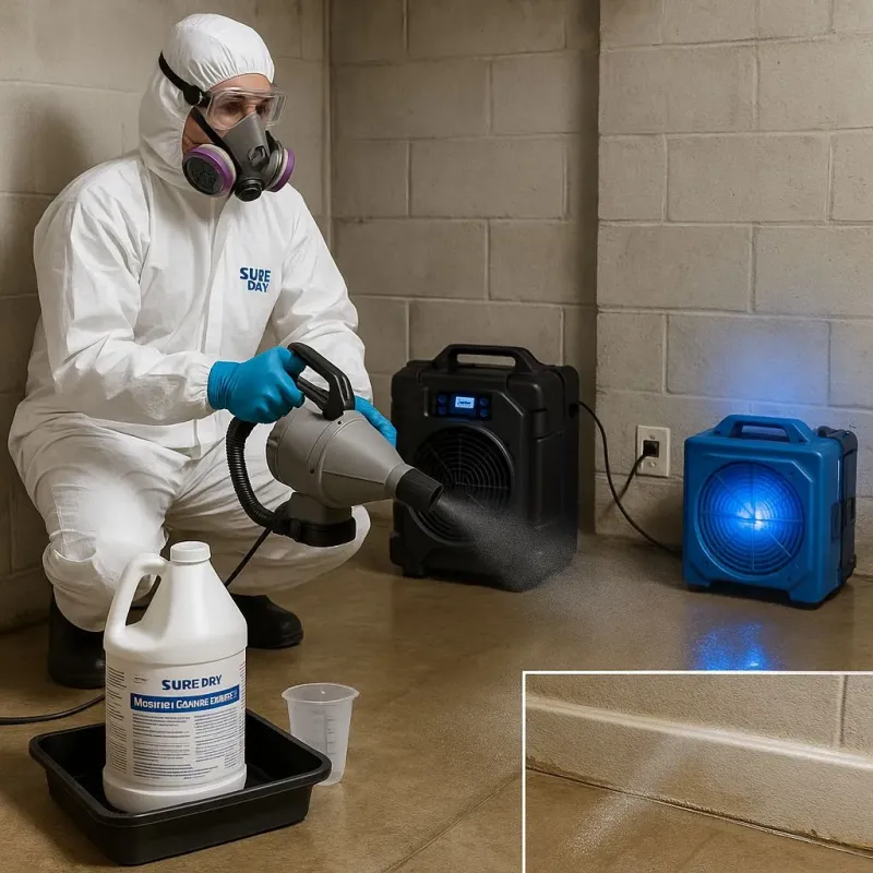 Sanitization and Odor Removal process in Hickam Field, HI